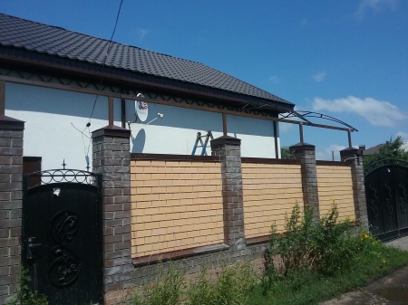 Фото навеса к дому 9